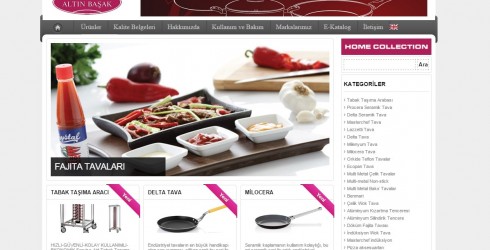 Mutfak Gereçleri Web Tasarım