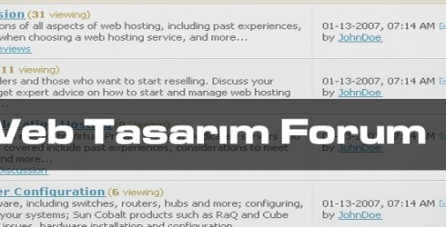Web Tasarım Forum